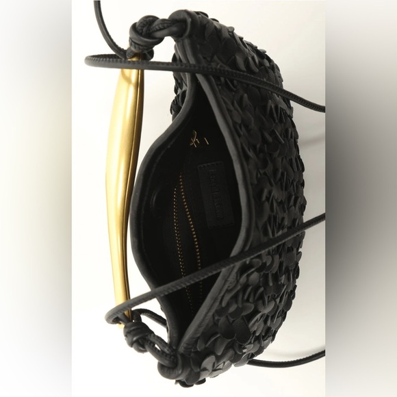 Saks Walter Baker Hazel Mini Hobo - black with gold top handle, w/dust bag NWT - Picture 3 of 6